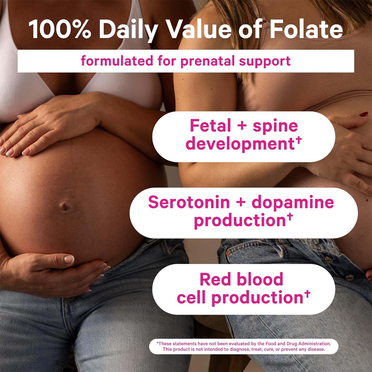 GlplFlreMax Liquid Folate: Whole-Food Vitamin B9 from Lemon Peels, Natural Folic Acid with Vitamin C, Liquid Prenatal Vitamins for Women, Pregnancy Must Haves, Women-Owned, 2 oz